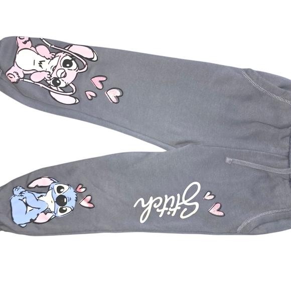 Stitch Graphic Sweatshirt and Pants Set - Picture 2 of 4